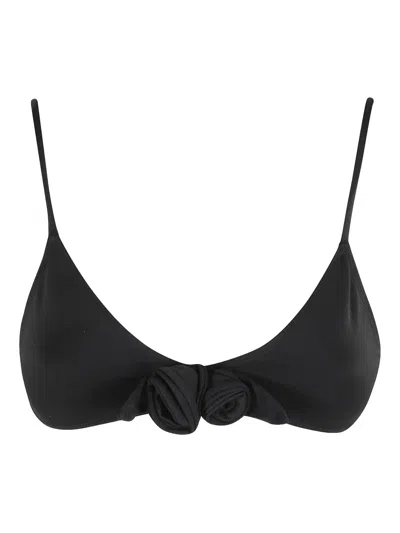 COPERNI FLORAL-APPLIQUÉ BIKINI TOP