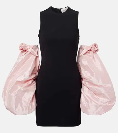 COPERNI FLORAL-APPLIQUÉ MINIDRESS
