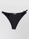 Coperni Floral Bikini Top Bow Side Ties In Black