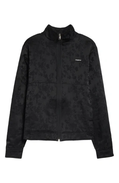 Coperni Floral Jacquard Jacket In Black