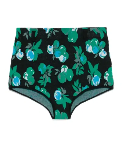 Coperni Floral-jacquard Shorts