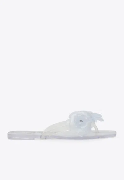 Coperni Flower Applique Flip-flops
