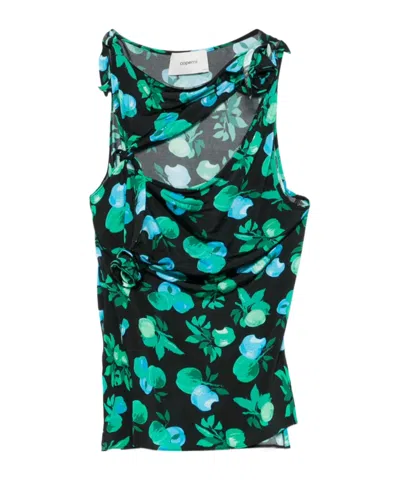 COPERNI FLOWER ASYMMETRIC TOP