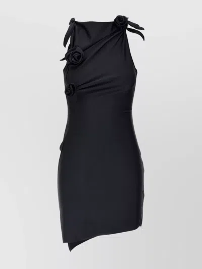 COPERNI 'FLOWER ASYMMETRY' SHORT DRESS