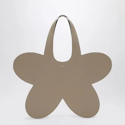 COPERNI COPERNI  FLOWER BEIGE LEATHER TOTE BAG