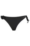 Coperni Floral-appliqué Bikini Bottoms In Black Blk