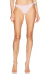 Coperni Flower Bikini Bottom In Pink