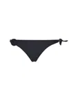 Coperni Floral Bikini Top Bow Side Ties In Black