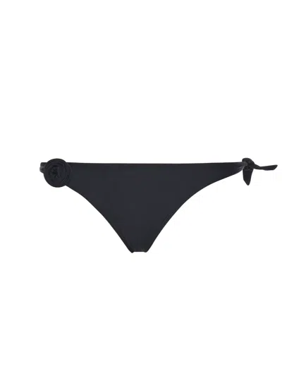 Coperni Flower Bikini Bottoms In Black