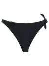 Coperni Rosette Tie Bikini Bottom In Black