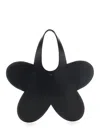 Coperni Flower Top Handle Tote Bag In Black