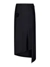 Coperni Falda Semilarga - Negro In Black
