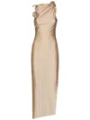 Coperni Asymmetric Floral Maxi Dress