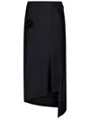 Coperni Falda Semilarga - Negro In Black
