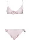Coperni Bikini With Bralette Top And Floral Accents