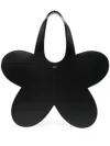 Coperni 'flower' Black Flower-shaped Handbag With Cut-out Handle