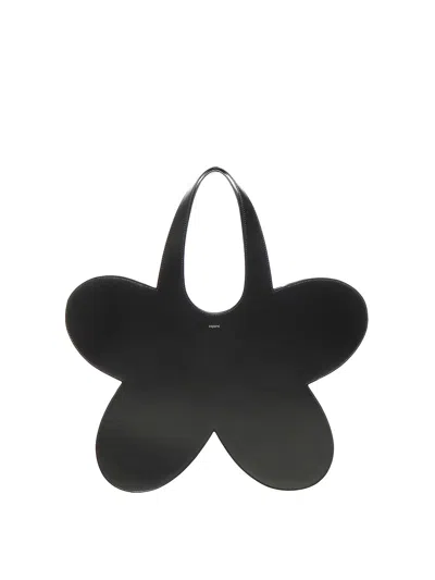 Coperni Flower Tote Bag In Black