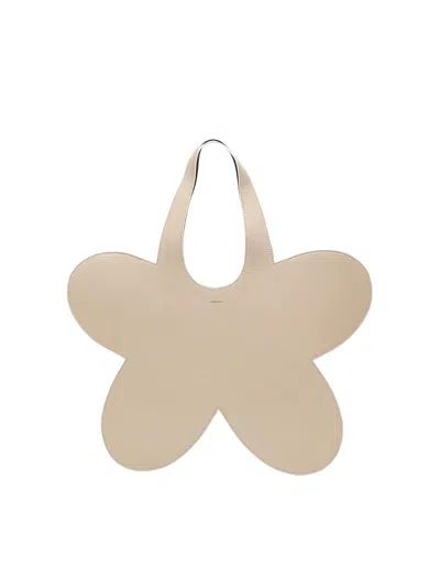 Coperni Flower Tote Bag In Sand