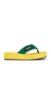 Coperni Foam Flip Flop Sandal In Yellow