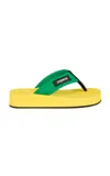 Coperni Foam Flip Flops In Yellow