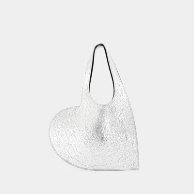 COPERNI COPERNI FOIL MINI HEART SHOPPER BAG