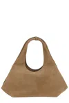 Coperni Top Handle Folded Shoulder Bag In Brown