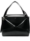 Coperni Folded-detail Shoulder Bag In Black