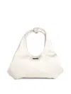 Coperni Folded Mini Bag In White Fabric In White