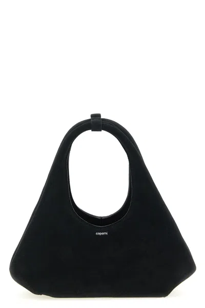 Coperni 'folded Mini' Handbag In Black