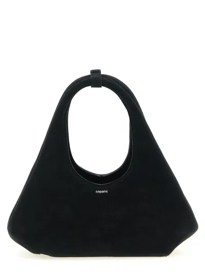 Coperni Zippered Handbag In Black