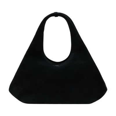 Coperni Folded Shoulder Bag In Black