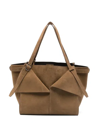 Coperni Folded Tote Bag In Brown