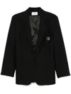 Coperni Nero Tailored Blazer With Unique Embellished Pocket