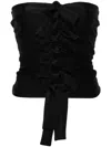 Coperni Top With Knots In Black