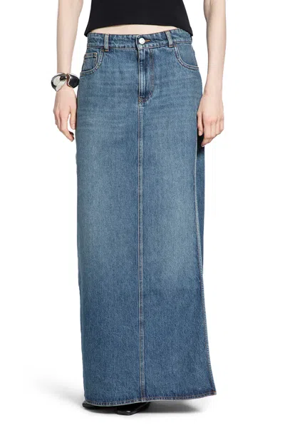 COPERNI GARTER BELT DENIM SKIRT