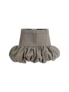 Coperni Women Gathered Hem Miniskirt In Bei Beige