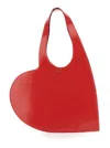 COPERNI GLOSS LEATHER MINI HEART TOTE BAG