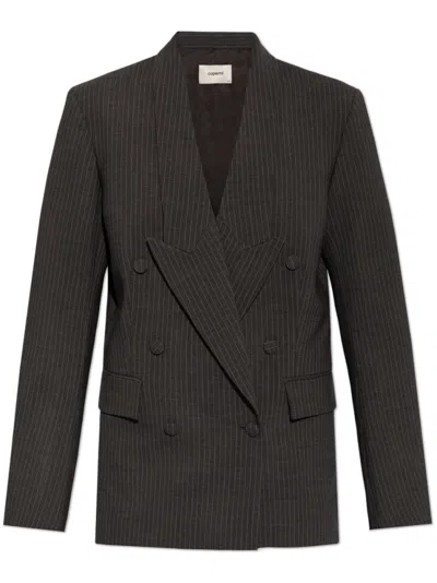COPERNI GREY DOUBLE-BREASTED BLAZER
