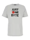Coperni Grey Graphic Crew Neck T-shirt In Grey