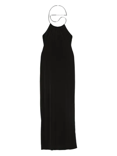 COPERNI HALTER-NECK MAXI DRESS