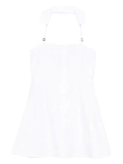 COPERNI HALTERNECK BUTTON-FRONT DRESS
