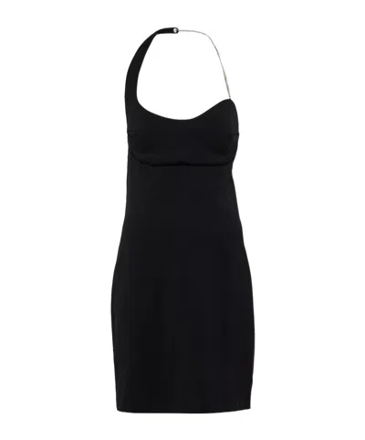Coperni Halterneck Minidress In Black