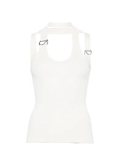 Coperni Halterneck Top In White