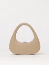 Coperni Beige Leather Baguette Swipe Handbag In Beige