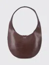 Coperni Small Curved Shoulder Bag Top Handle In Brown