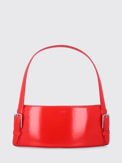 COPERNI COPERNI ERGONOMIC BRUSHED LEATHER SHOULDER BAG WITH IMPRESSED LOGO,I42447014