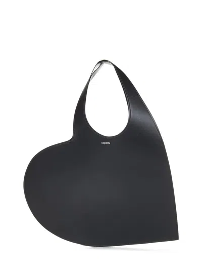 Coperni Heart Tote In Black