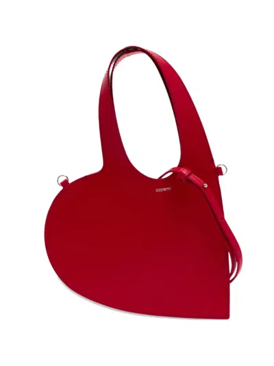 Coperni Heart Crossbody Bag In Red