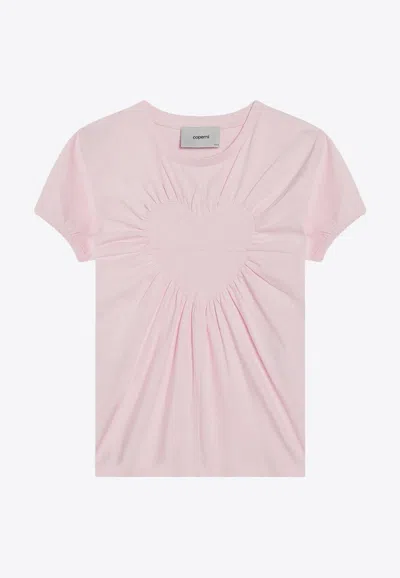 Coperni Heart-embossed T-shirt