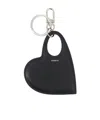 Coperni Heart Shape Key Holder Case Accessory In Black